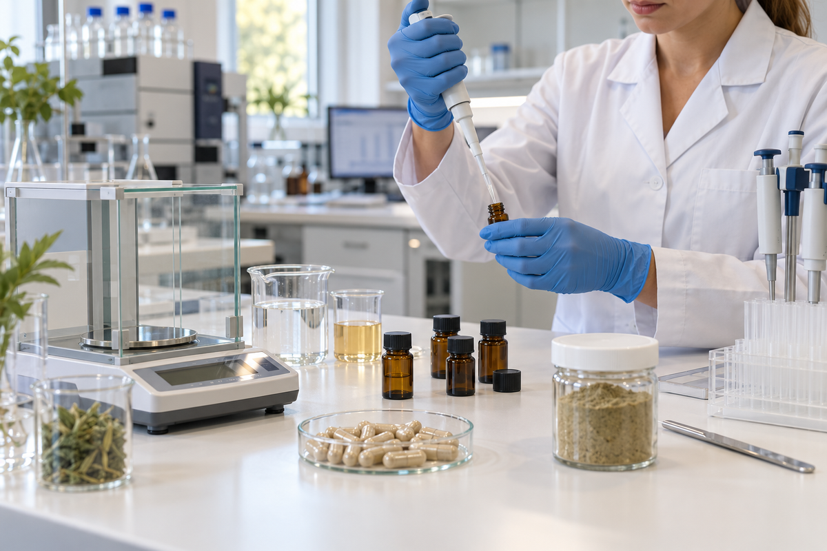 Formulation et contrôle qualité en laboratoire